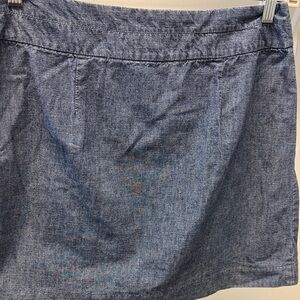 Banana Republic Chambray Mini Skirt